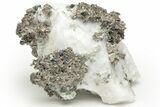 Huge, Native Silver Formation in Calcite - Morocco #152621-4